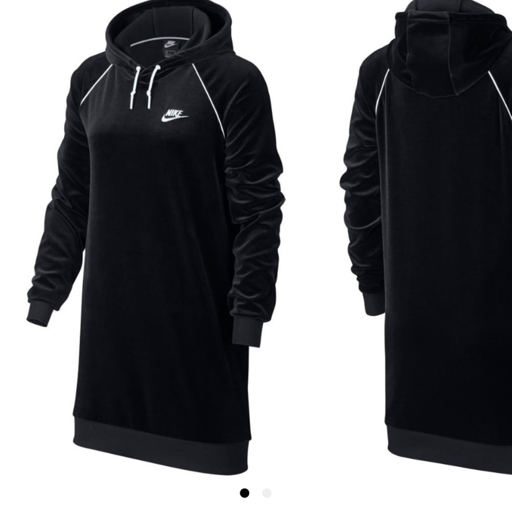 Nike velour hoodie dress